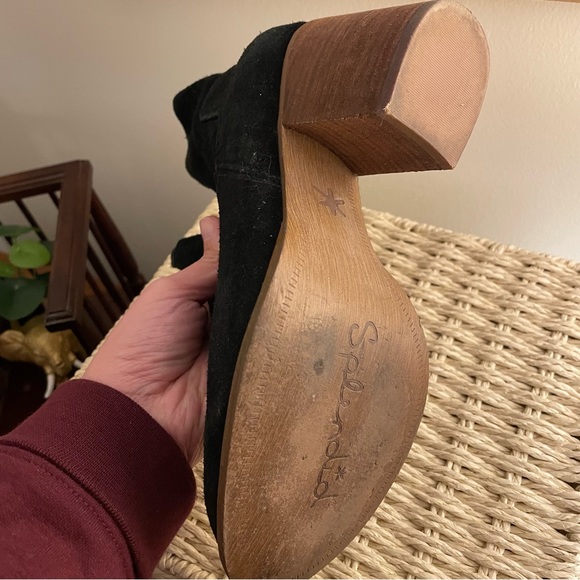 Splendid Black Suede cowboy booties - Size 7 - Picture 3 of 8